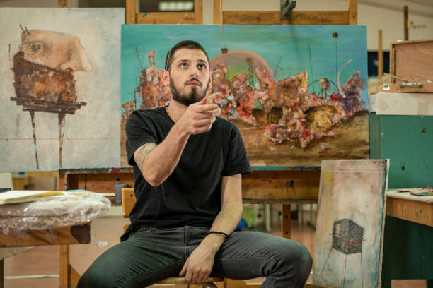 istock Portrait of a artist 1204046052