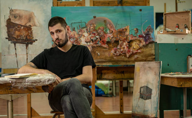 istock Portrait of a artist 1204046116
