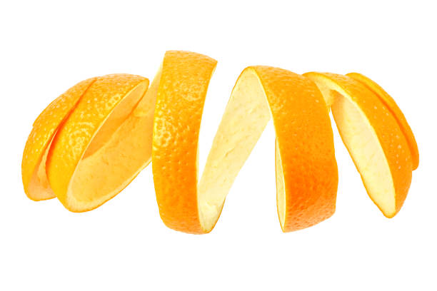 istock fresh orange peel isolated on white background 1204051785