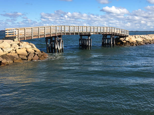 istock Footbridge in Maine 1204076271