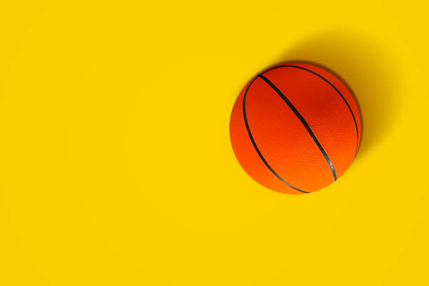 koszykówka w żywych kolorach - basketball single object circle sphere zdjęcia i obrazy z banku zdjęć