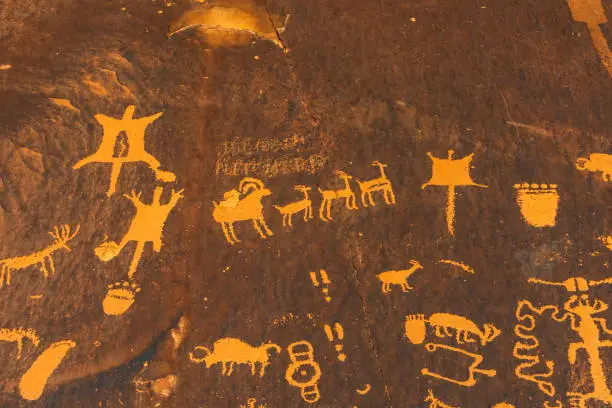 Photo of Newspaper Rock Petroglyphs