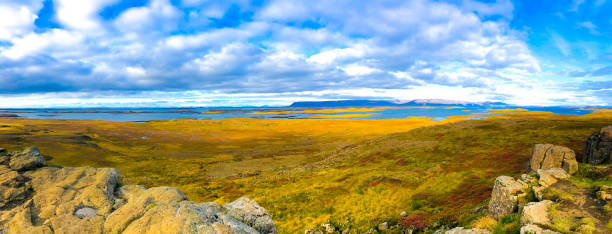 Snaefellsnes, Iceland: Colorful Autumnal North Coast Panoramic