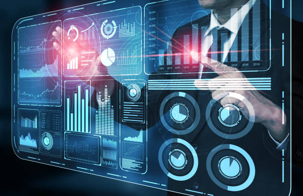 istock Big Data Technology for Business Finance Concept. 1204099655