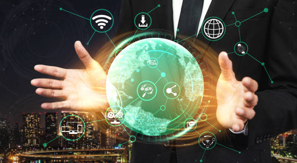 istock Social media and people network technology concept 1204099728