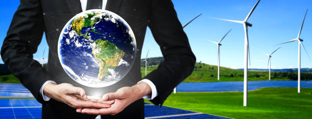 istock Concept of sustainability by alternative energy. 1204099731