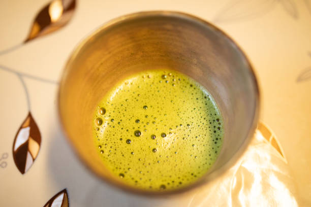istock Japanese Matcha tea close up 1204101196