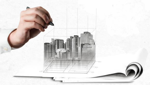 istock City civil planning and real estate development. 1204102873