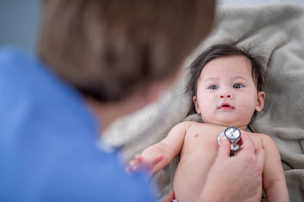 istock Infant Having a Check-up stock photo 1204105237