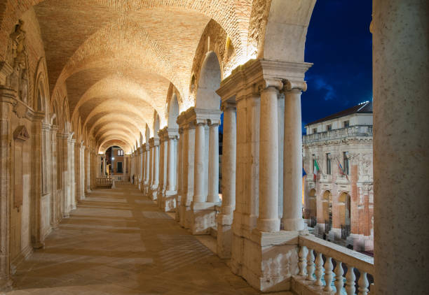 italian landmarks - palladian imagens e fotografias de stock