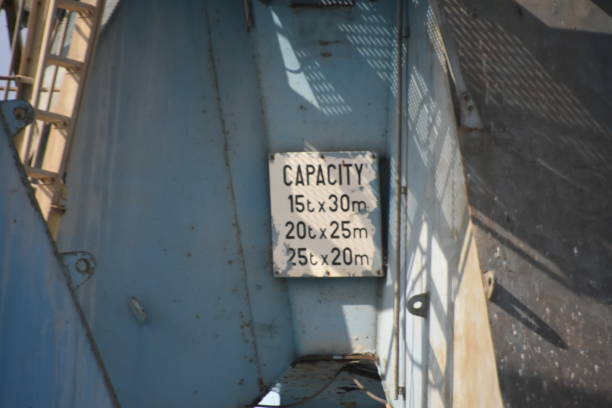 istock A weight limit sign on a jetty crane 1204107184