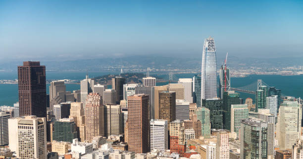 istock San Francisco Skyline as seen from helicopter, California 1204119152