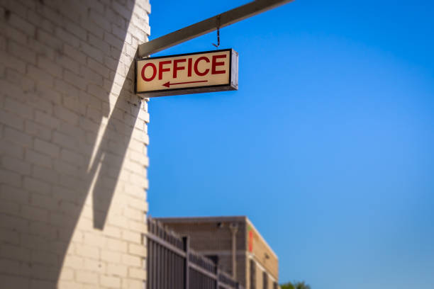istock Exterior office building sign 1204120300
