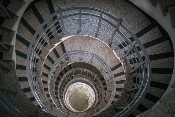 istock Structure and stairs of Taejongdae lighthouse in Busan, Korea 1204127627