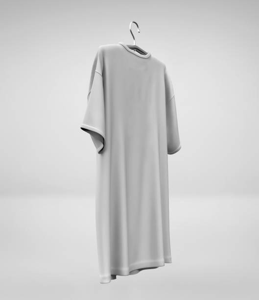 istock White T-Shirt, Blank Uniform, 3d Rendered on Light Gray Background 1204134101