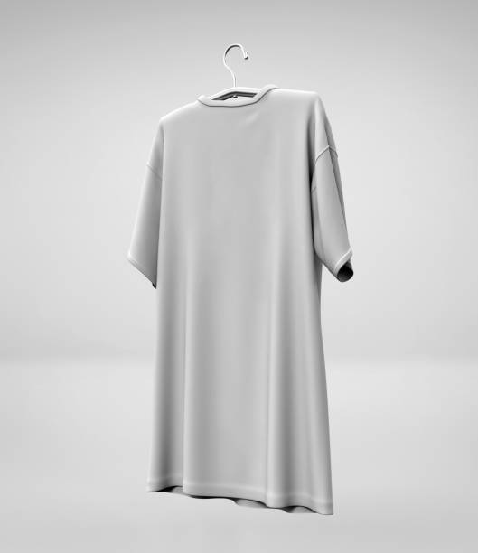 istock White T-Shirt, Blank Uniform, 3d Rendered on Light Gray Background 1204134102
