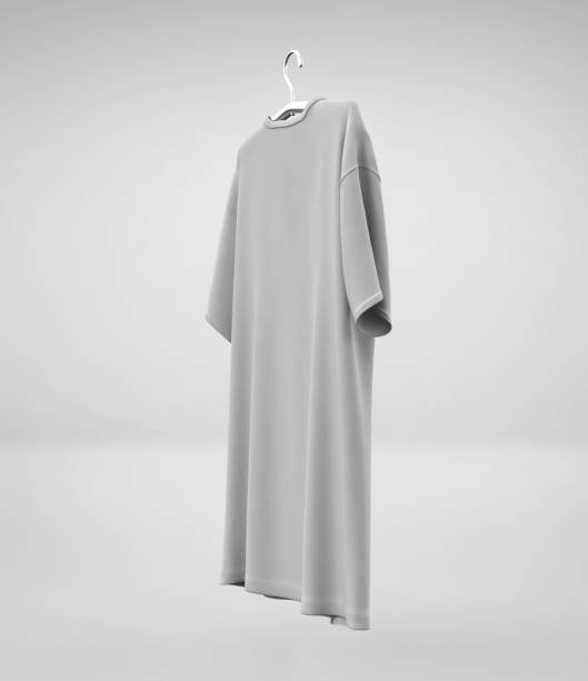 istock White T-Shirt, Blank Uniform, 3d Rendered on Light Gray Background 1204134114