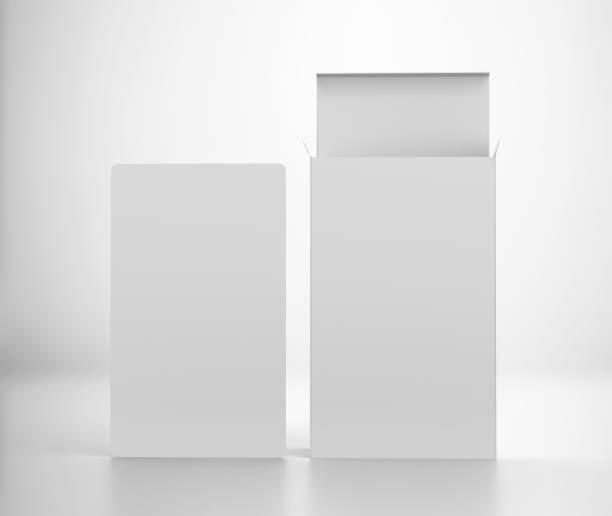 istock White Tarot or Playing Card with box Mockup, Poker card 3d rendering isolated on light gray background 1204134361