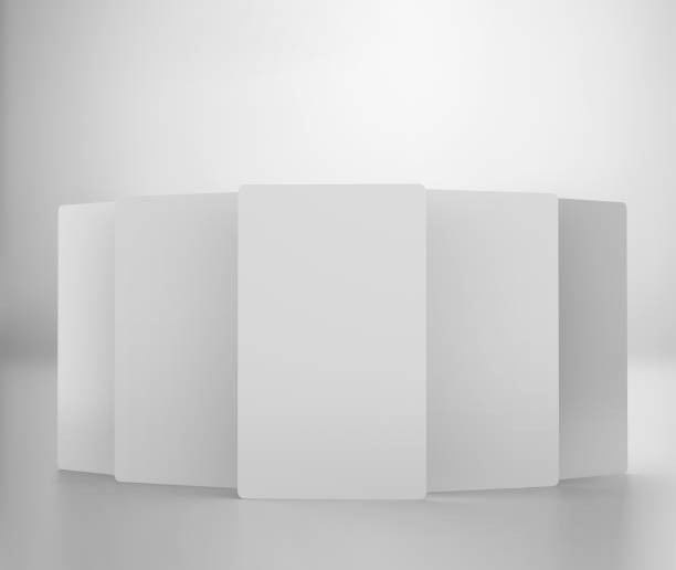 istock White Tarot or Playing Card Mockup, Poker card 3d rendering isolated on light gray background 1204134372