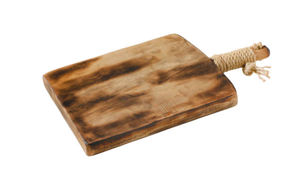 istock Rustic wooden cutting board or serving tray 1204135298