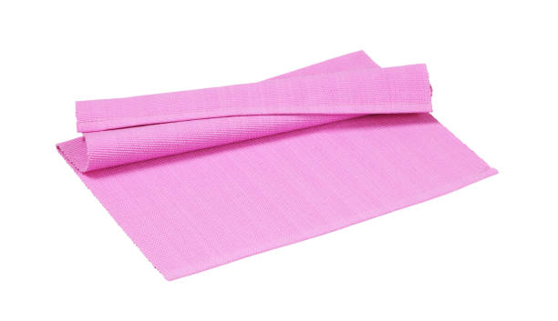 istock Pink woven cotton placemat 1204135631