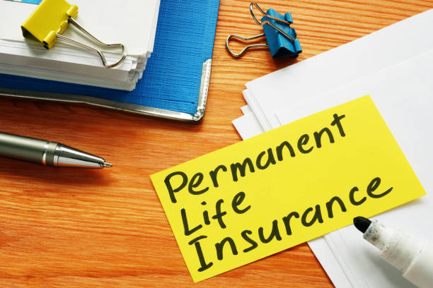 istock Permanent life insurance form and pen for signing. 1204135885