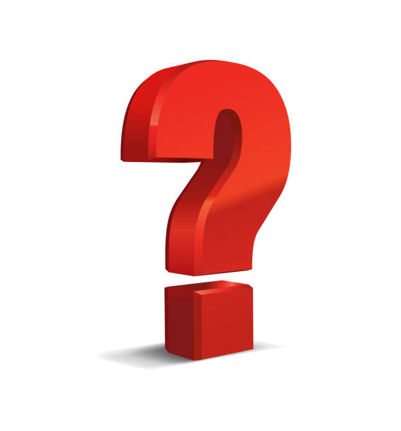 istock Question mark 3D symbol. design illustration isolated on color background, vector eps 10 stock illustration. 1204145644