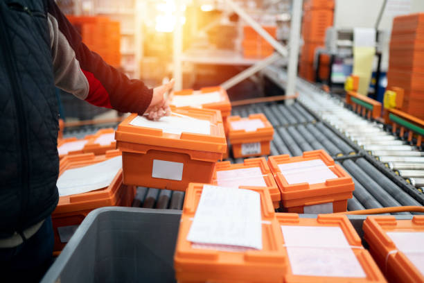 istock Warehouse interior at sunset, Medicine 1204147100