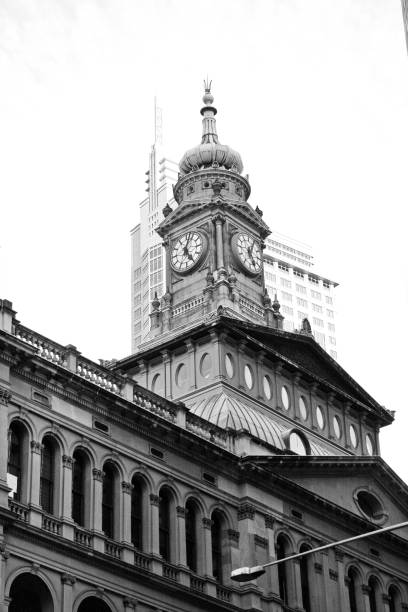 istock Historical building in black and white color 1204147200