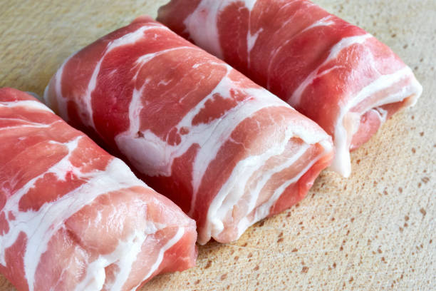 istock Three dutch slavinken on a wooden cutting board 1204151011