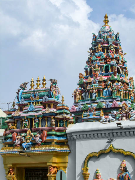 istock temple detail at Penang 1204152320