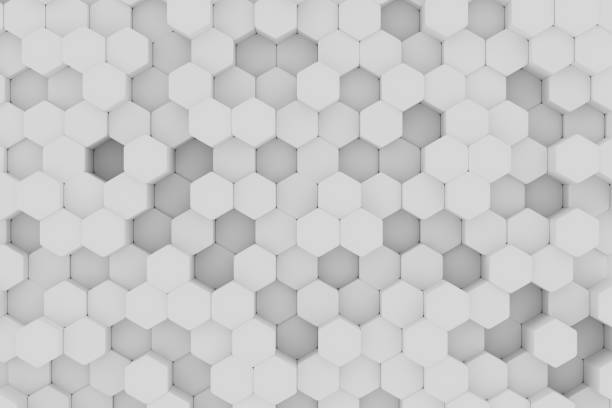 istock Chaotic Cubes Wall Background. Panorama with high resolution wallpaper. 3d Render Illustration 1204159968