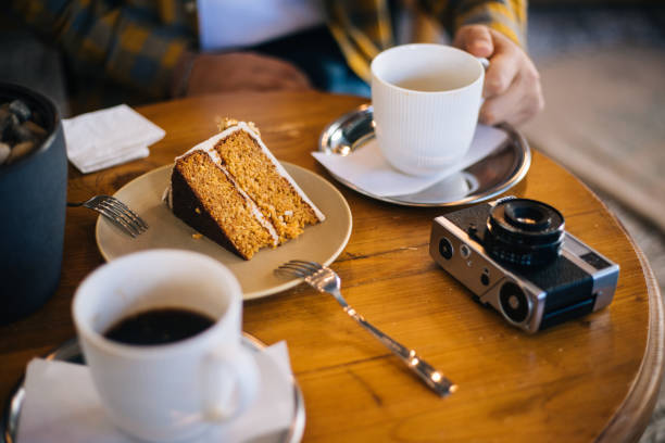 istock Carrot Cake and Black Coffee 1204160340