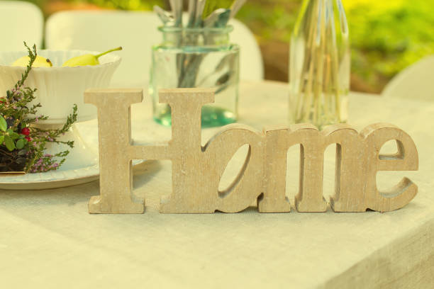 istock Home in wooden letters 1204161002