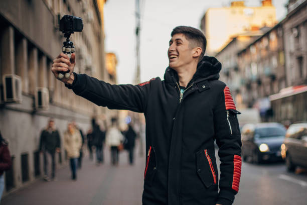 istock One teenage boy vlogging 1204161868
