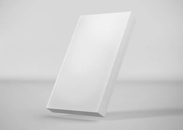 istock Blank White Soft Cover Book Mockup, 3d Rendering isolated on light background 1204165168