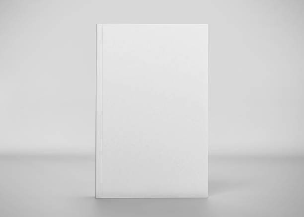 istock Blank White Soft Cover Book Mockup, 3d Rendering isolated on light background 1204165363
