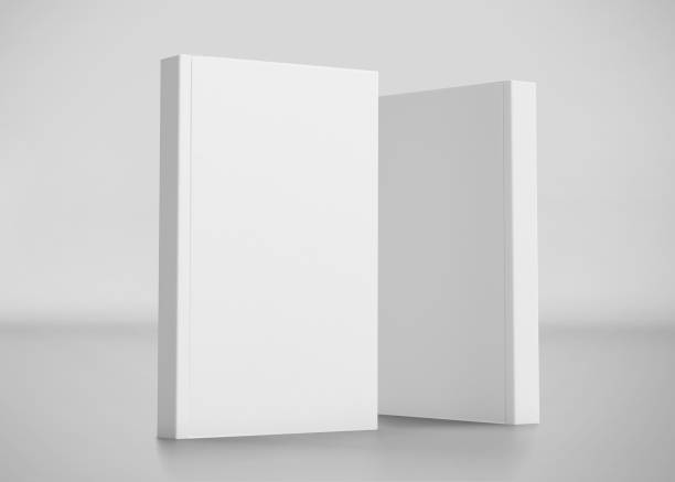 istock Blank White Soft Cover Book Mockup, 3d Rendering isolated on light background 1204165364