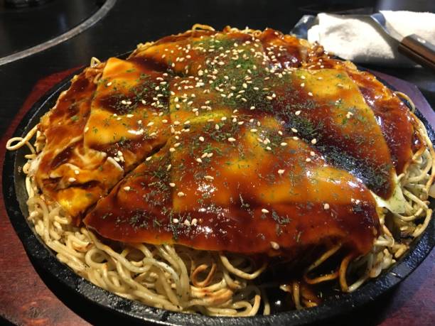 istock okonomiyaki, Japanese style pizza. 1204165591