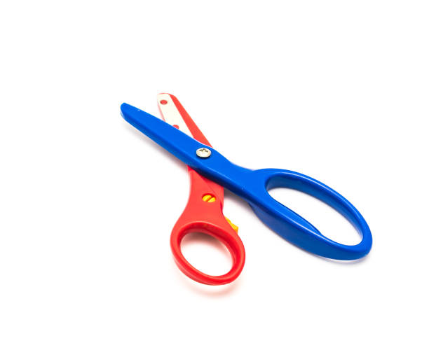 istock Studio shot preschool scissors for kids isolated on white 1204178968