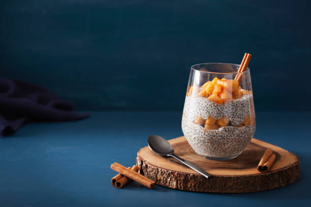 istock chia pudding with cinnamon simmered apples and peanut butter 1204181912