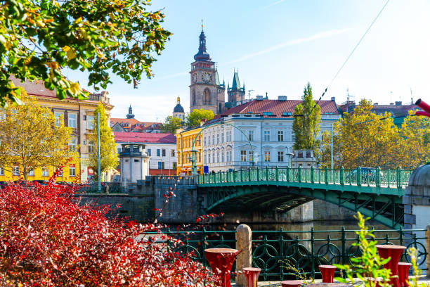 istock Bridge in Hradec Kralove, Czech Republic 1204183412