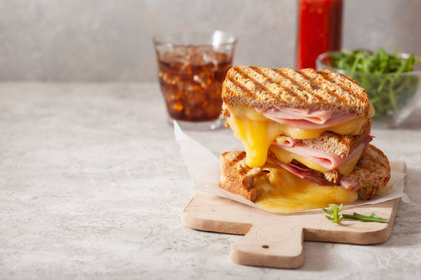 istock grilled ham and cheese sandwich 1204183614