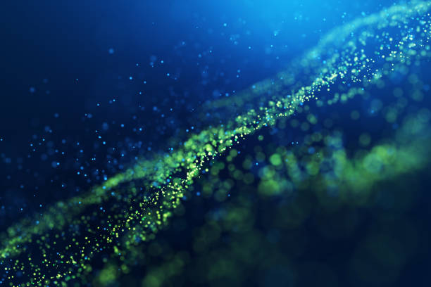 abstracte groene achtergronden - onderzee fotos stockfoto's en -beelden