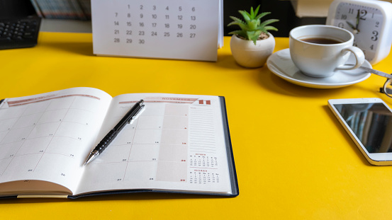 Diary,Calendar and agenda for Planner