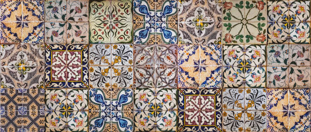 istock Background of vintage ceramic tiles 1204194576