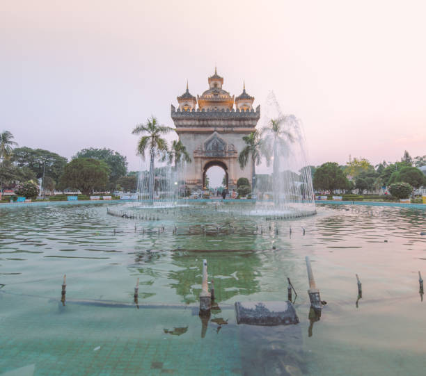 istock Patuxai Monument In Vientiane 1204196255