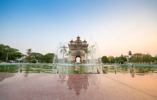 istock Patuxai Monument In Vientiane 1204196403