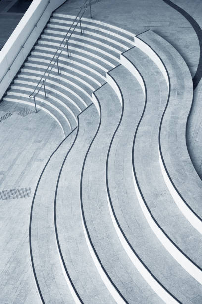istock Stairway of modern architecture 1204196812