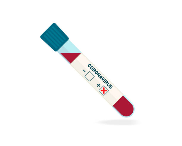 istock MERS Corona Virus warning icon shape. biological hazard risk logo symbol. Test tube positive virus danger sign. vector illustration image. Isolated on white background. china, wuhan disease. 1204199562